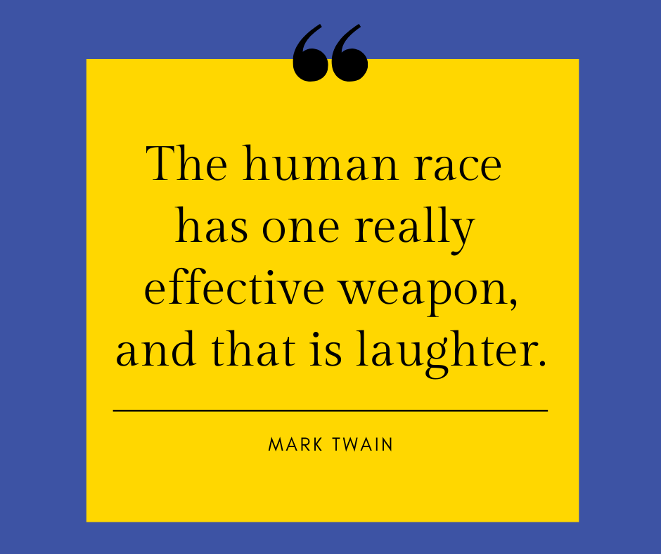 LAUGHTER AS A WAY TO FIGHT BACK!